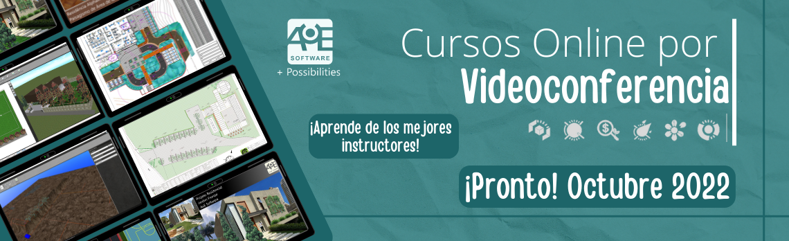 AuE Software anuncia la 1ª Universidad AuE Software en español!!!, una semana de cursos para que puedas aprovechar mejor los mejores programas de paisajismo y riego.